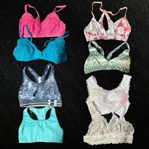 Bundle of Sports Bars/Bralettes